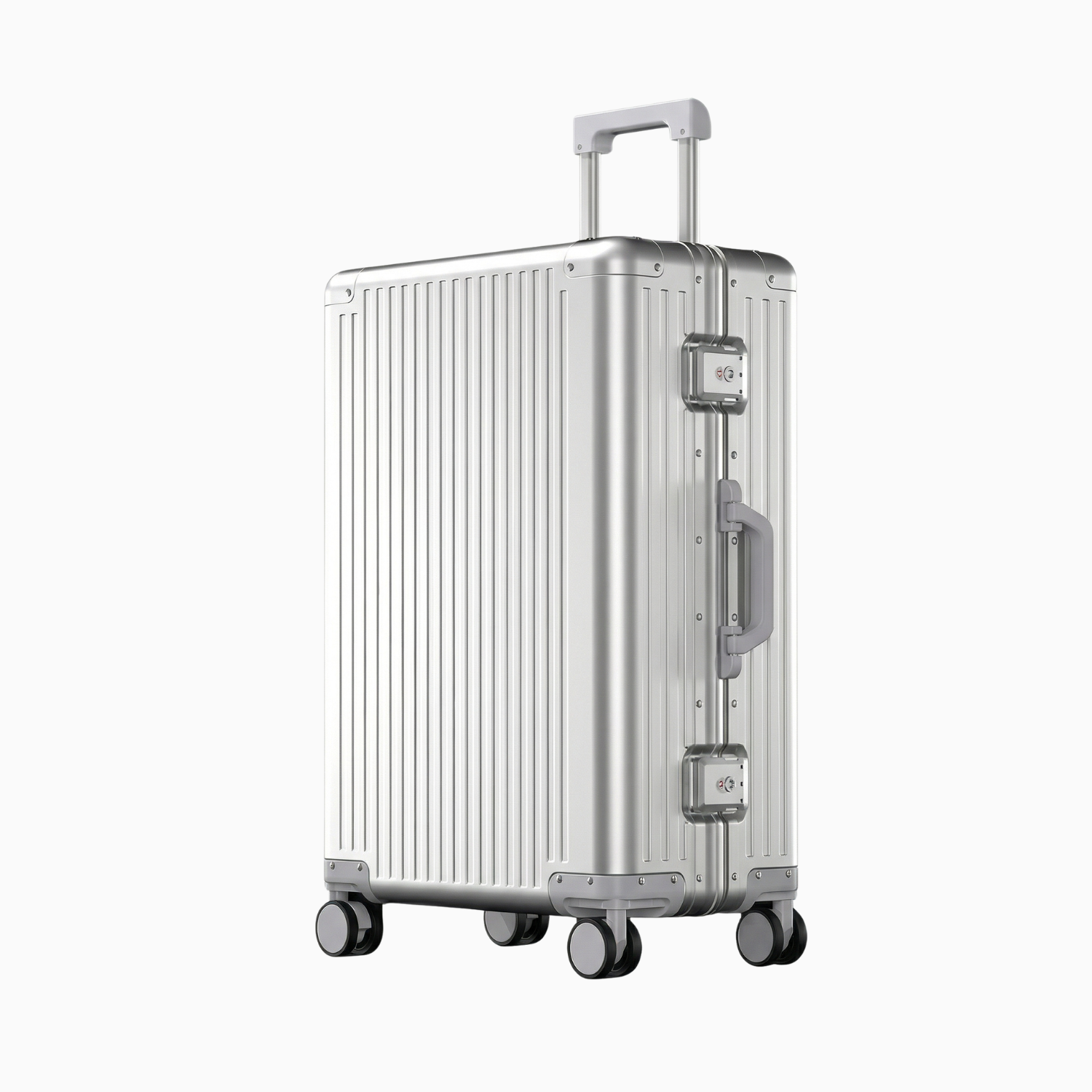 Valore Aluminum Suitcase Silver