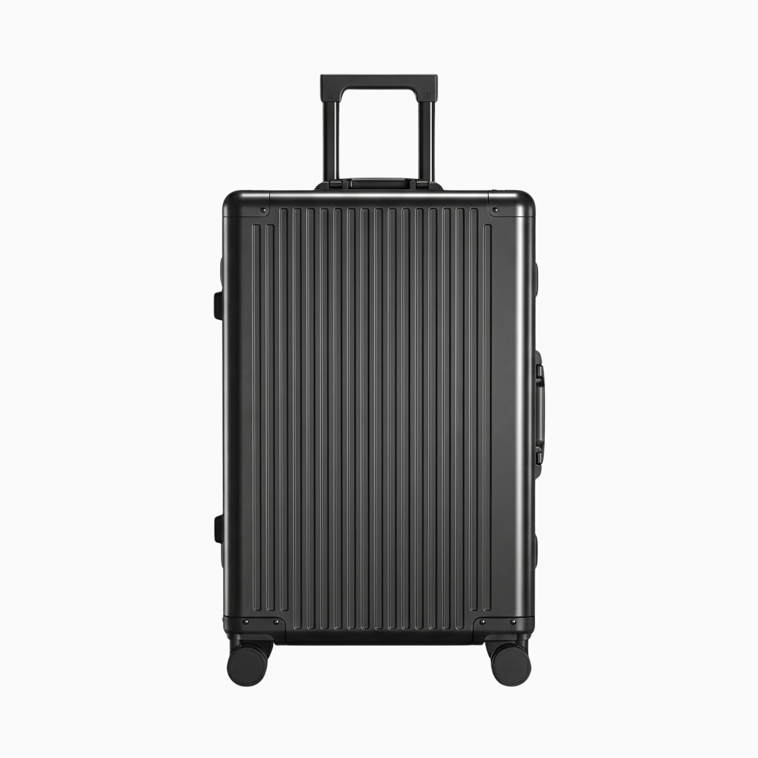 Valore Aluminum Suitcase Black